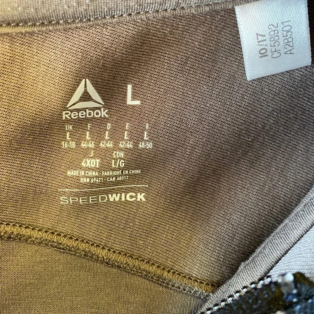 NWOT Reebok Full Zip Hoodie Brown  Ladies Lg - Picture 4 of 14